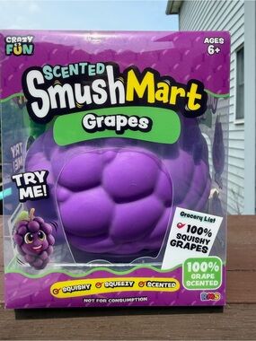 Scented SmushMart Grapes Squishy Toy - Purple